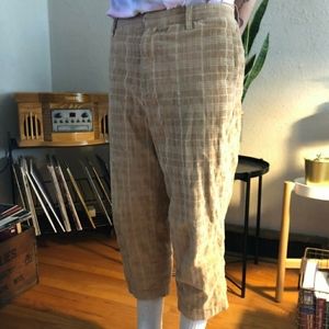 Urban Outfitters Tan Cropped Skate Pants